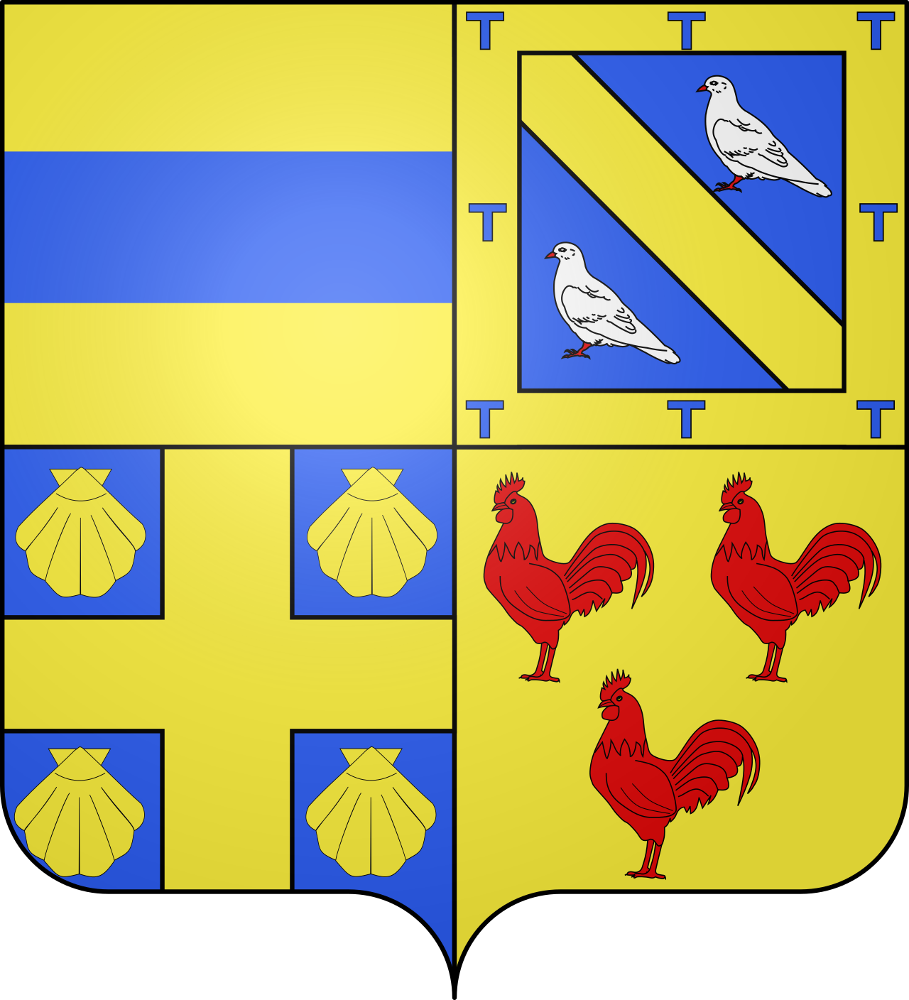 Coat of arms of Ottignies-Louvain-la-Neuve